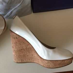 Stuart Weitzman corkswoon wedges